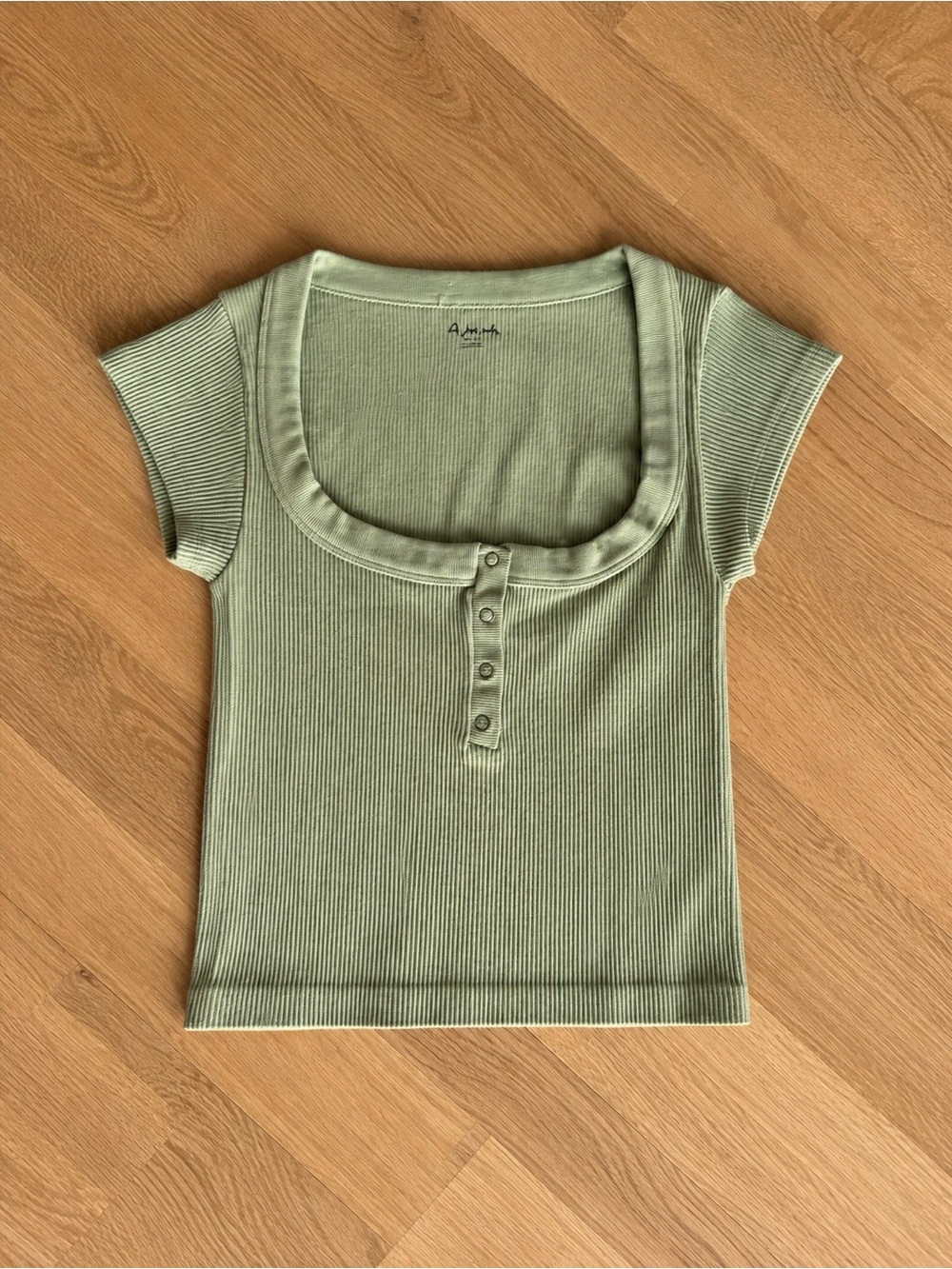 Urban Outfitters Out From Under Sally Henley Crop Top Green S/M